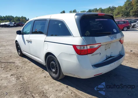 2012 Honda Odyssey Ex-L from USA, damaged, VIN 5FNRL5H60CB079308